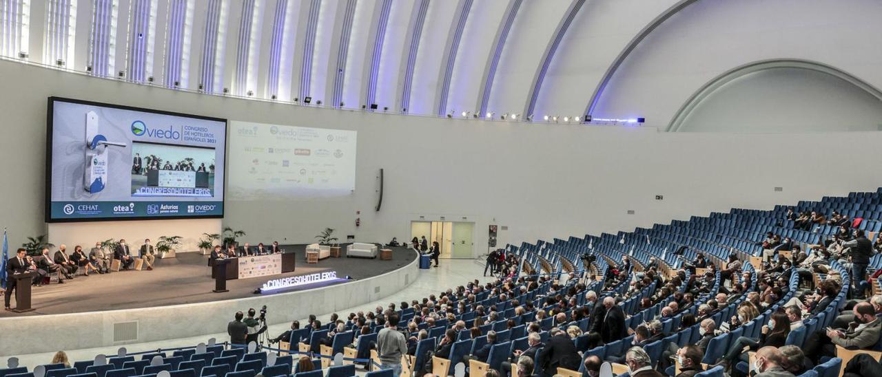 El auditorio del Calatrava, durante la inauguración de un congreso celebrado en noviembre. | Irma Collín