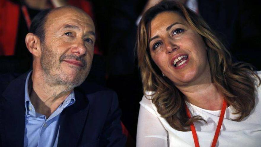 Rubalcaba sobre Susana Díaz: &quot;Cuanto más mande, mejor&quot;