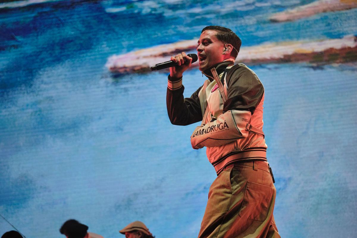 La gira del rapero malagueño Daniel Martínez de la Ossa Romero ‘La Madrugá’ recala en un Palacio de Deportes repleto