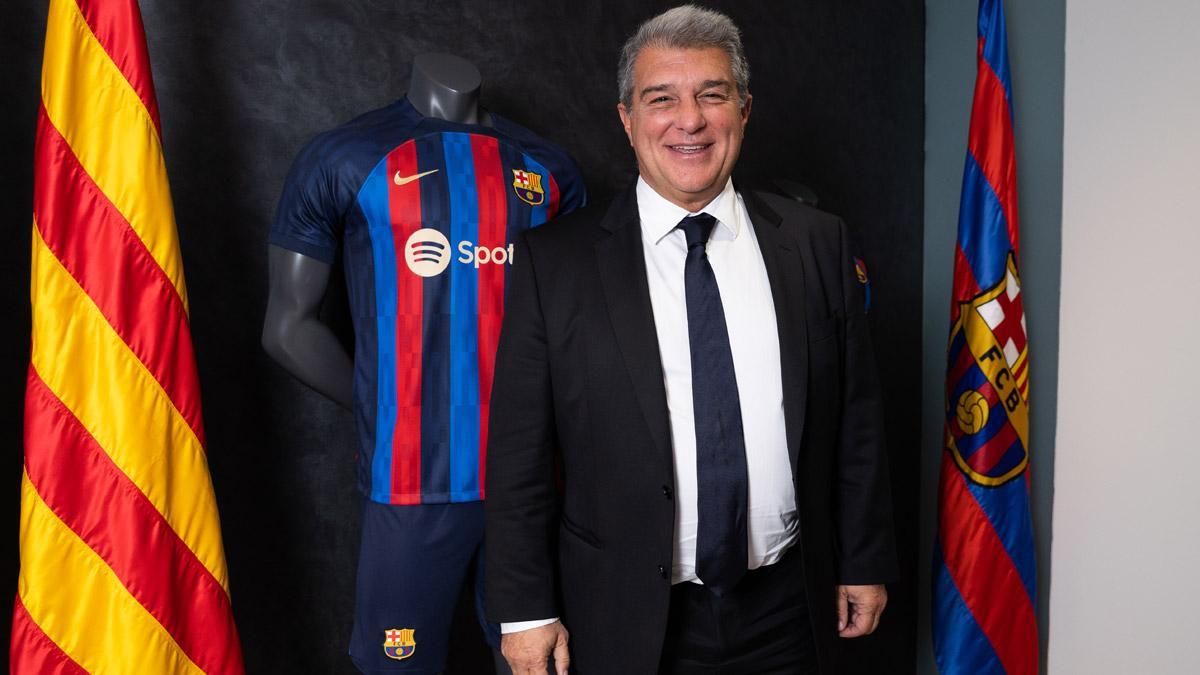 Joan Laporta: "El objetivo es ganar la Liga"