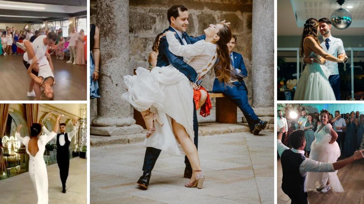 Cuatro bodas viguesas y una ourensana en las que el baile nupcial estuvo lejos del clásico vals.