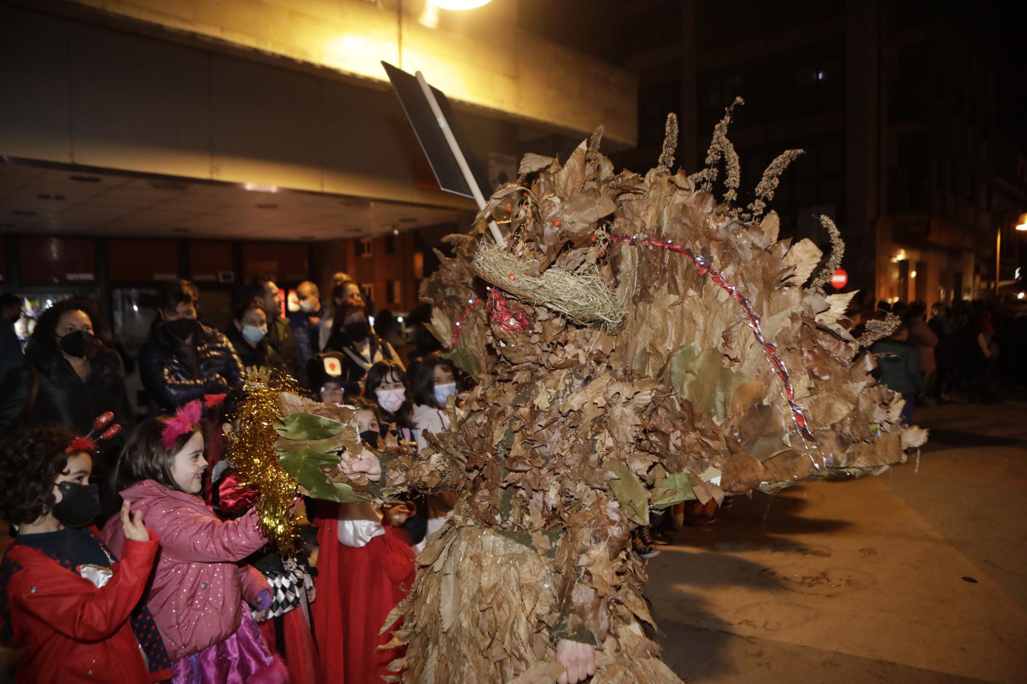 Desfile de Antroxu en Laviana