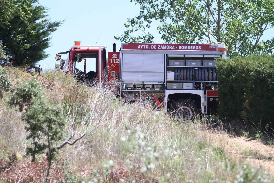 Fuego en las bodegas de Valcabadino