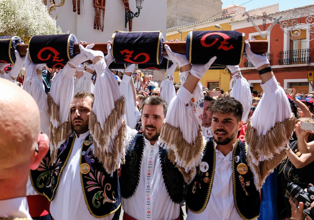 Traslado del santo en los Moros y Cristianos de Elda