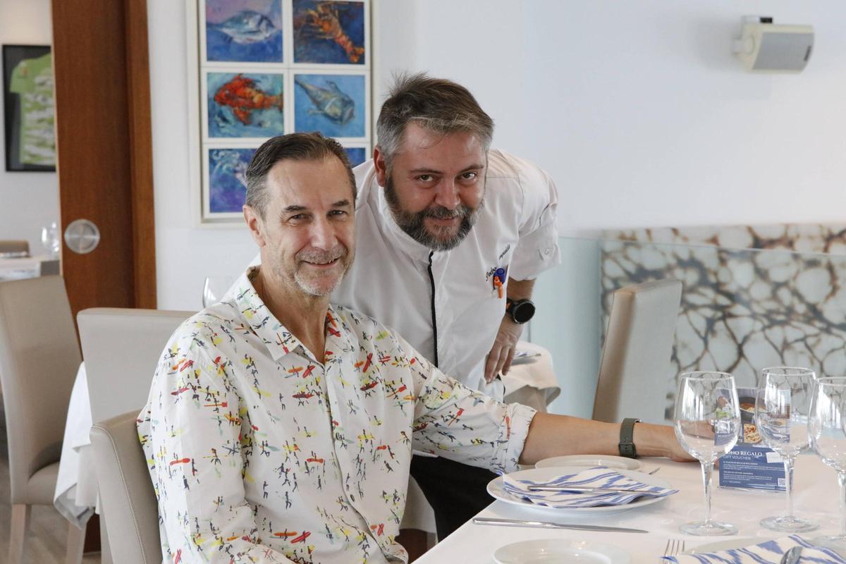 Mitbesitzer und Geschäftsführer Johnny Moloney mit Chefkoch Pedro Mesquida.