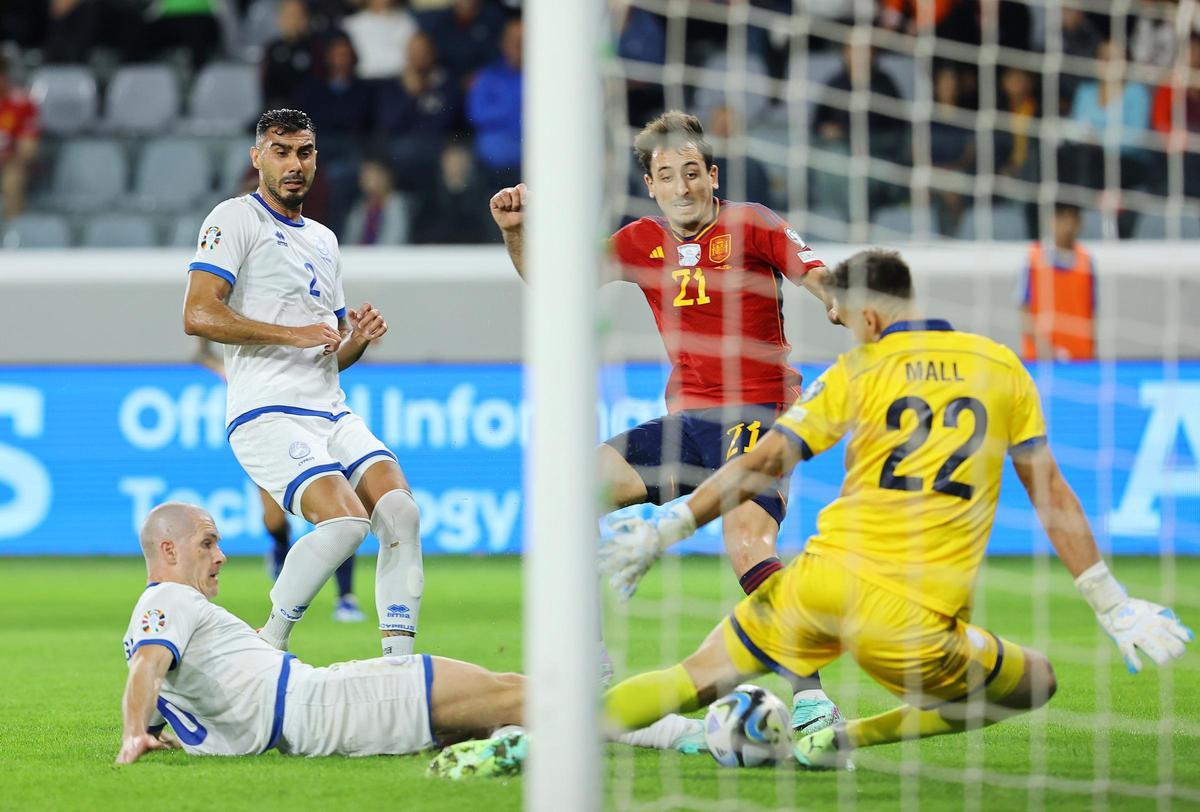 Oyarzabal marca el segundo gol ante Chipre