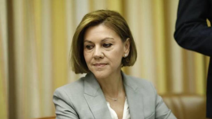 María Dolores de Cospedal va renunciar ahir a la seva acta de diputada al Congrés