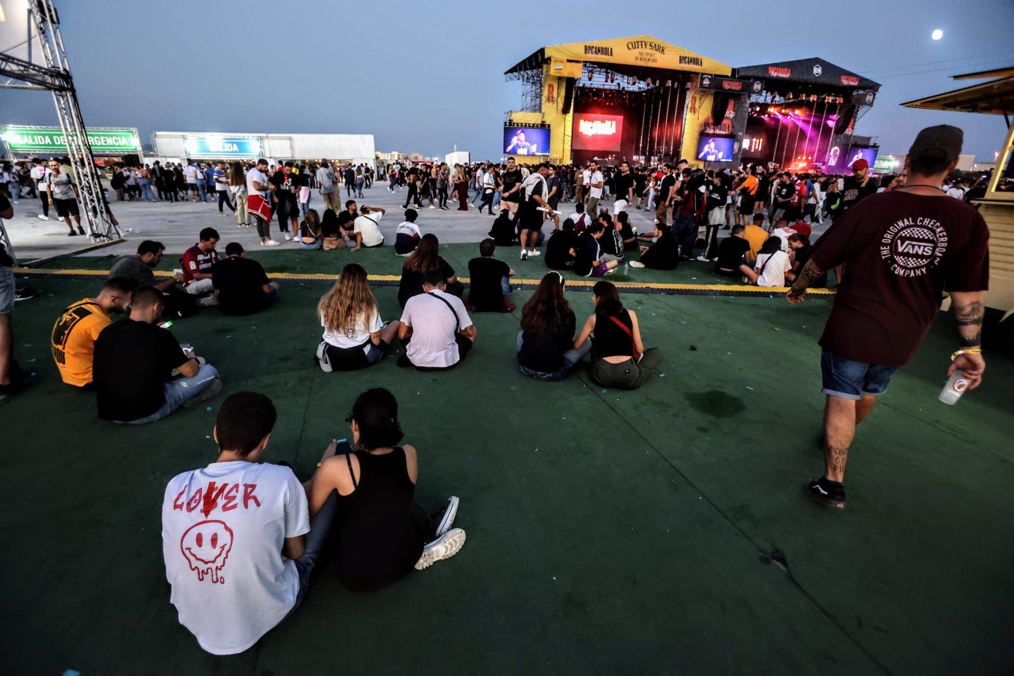 Gran ambiente en el festival Rocanrola en Alicante