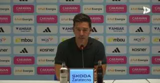 El detalle del técnico del Antequera con el Real Zaragoza: "Mucha suerte, a ver si volvéis a donde..."