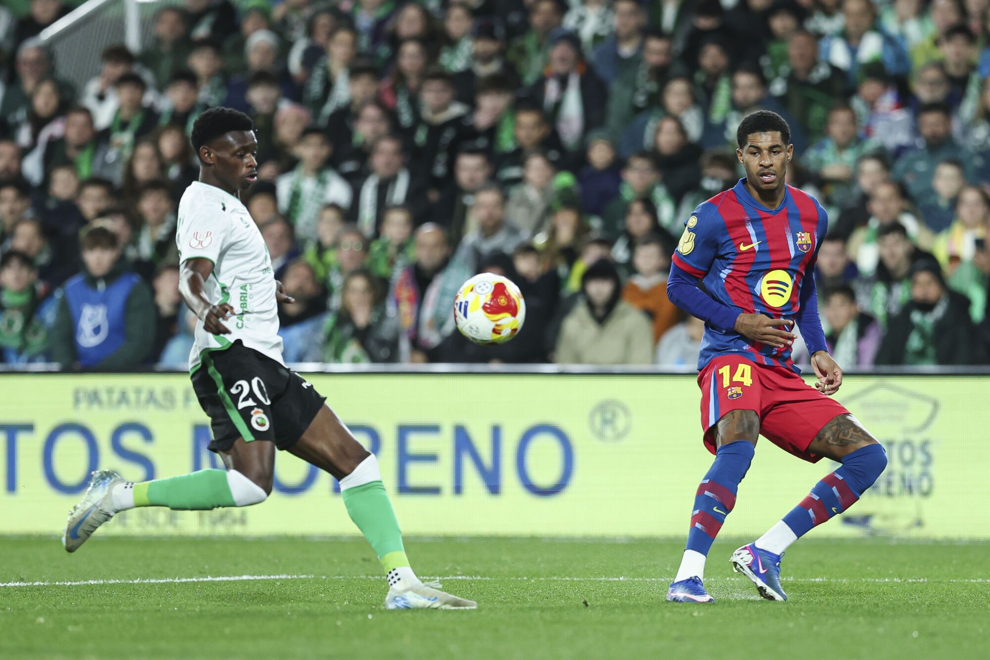 Copa del Rey: Racing de Santander - Barcelona, en imágenes.