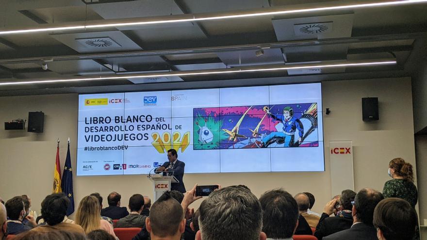 Presentación del 'Libro blanco del desarrollo español de videojuegos 2021'.