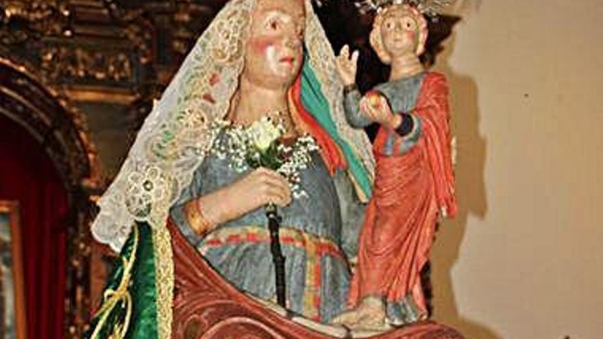 La Virgen de la Antigua, recién restaurada, ya está en la iglesia de San Juan