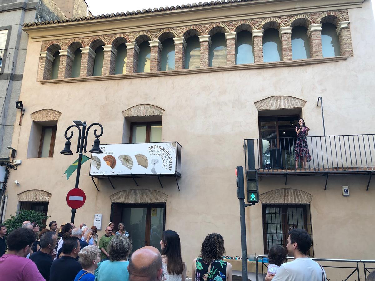 Canto de zarzuela como antesala de la inauguración.