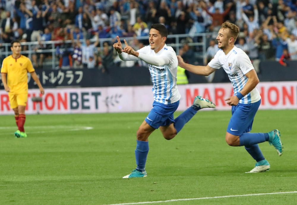 El conjunto de Míchel continúa con su buena racha y supera al Sevilla en el derbi andaluz en un partido loco con seis tantos