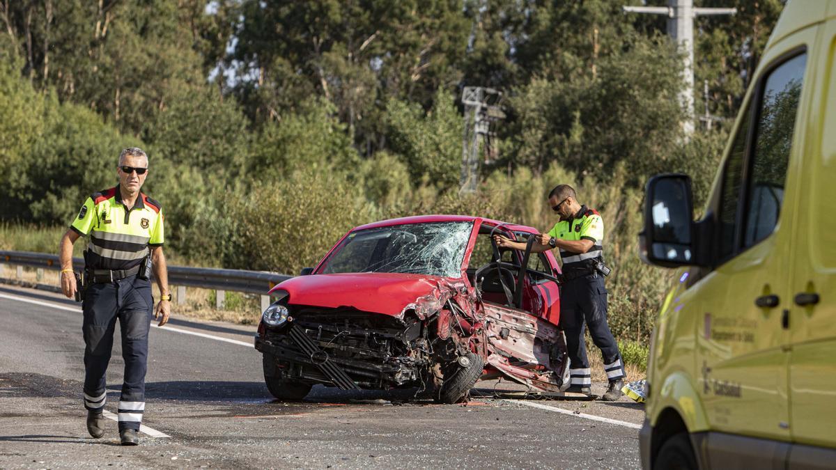 Accident de trànsit mortal a Llagostera