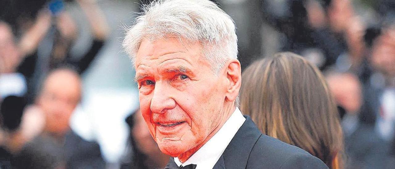 Harrison Ford, en la pasada edición del Festival de Cannes, donde presentó la última entrega de Indiana Jones.