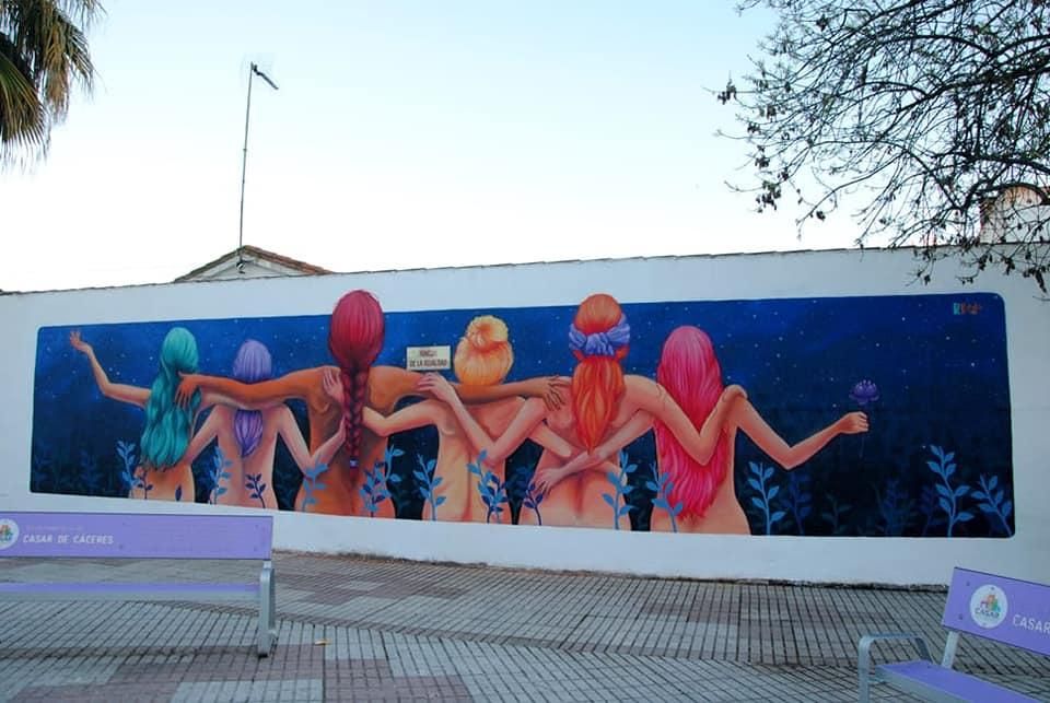 Ruta de arte urbano por los pueblos de Cáceres