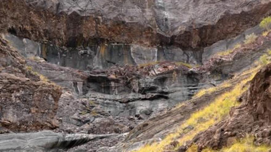 Imagen del Charco Azul en el Risco de Agaete