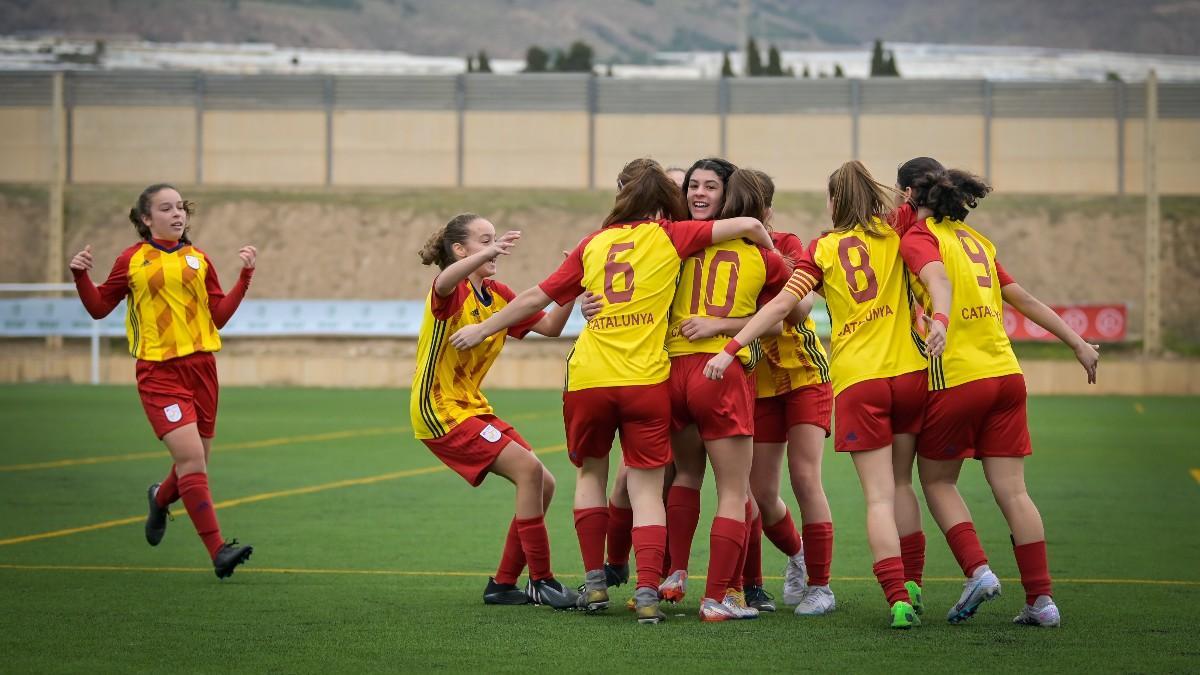 La selección catalana femenina sub-15