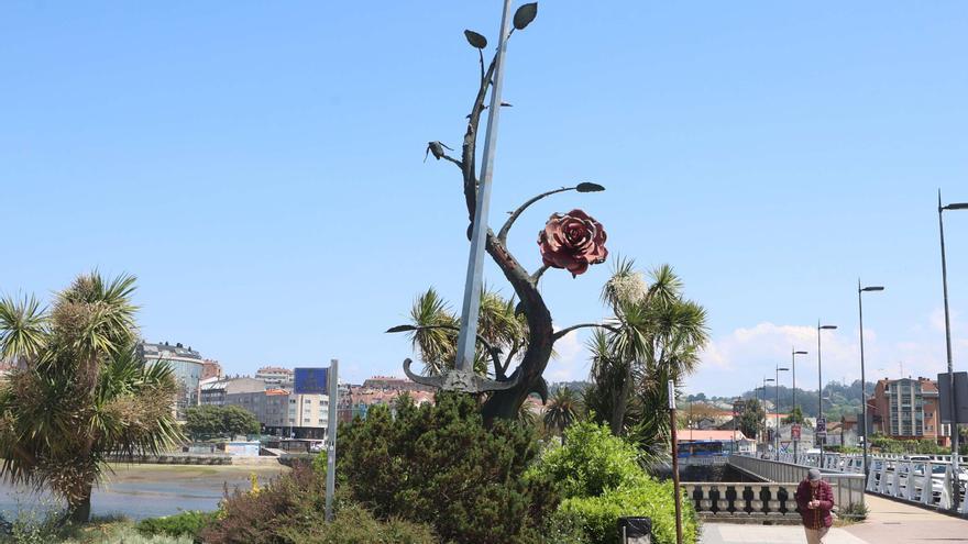 Culleredo retirará la figura La Espada y la Rosa para analizar su restauración