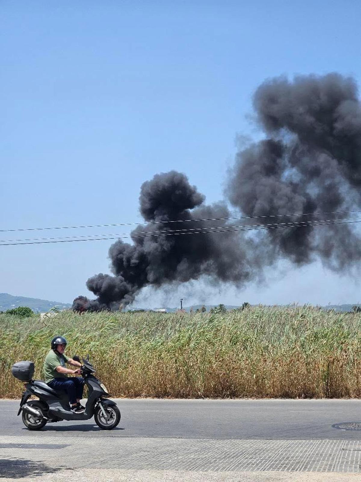 Incendio en Ses Feixes