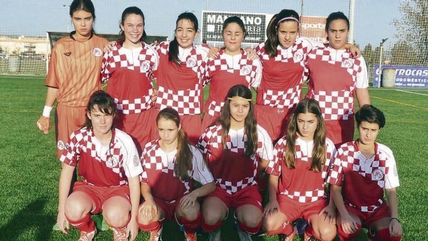 Once inicial de la selección cadete, ayer.