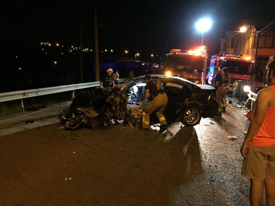 Accidente de tráfico en San Esteban de las Cruces