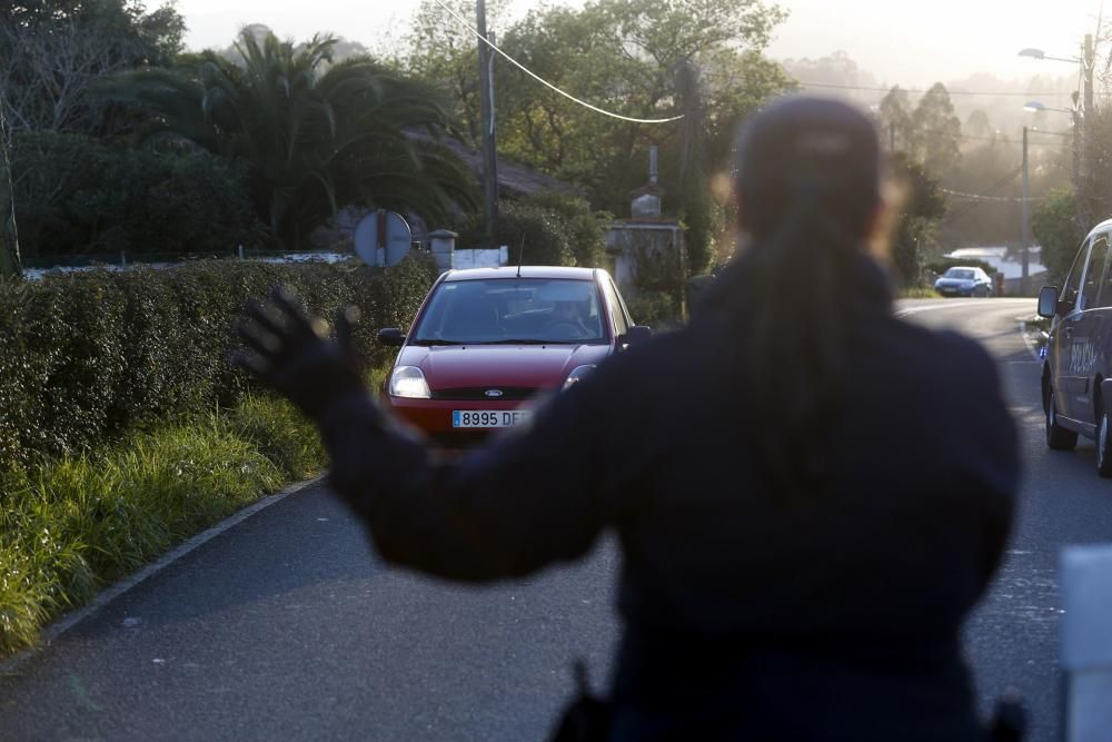 Control de la Policía Nacional en Avilés