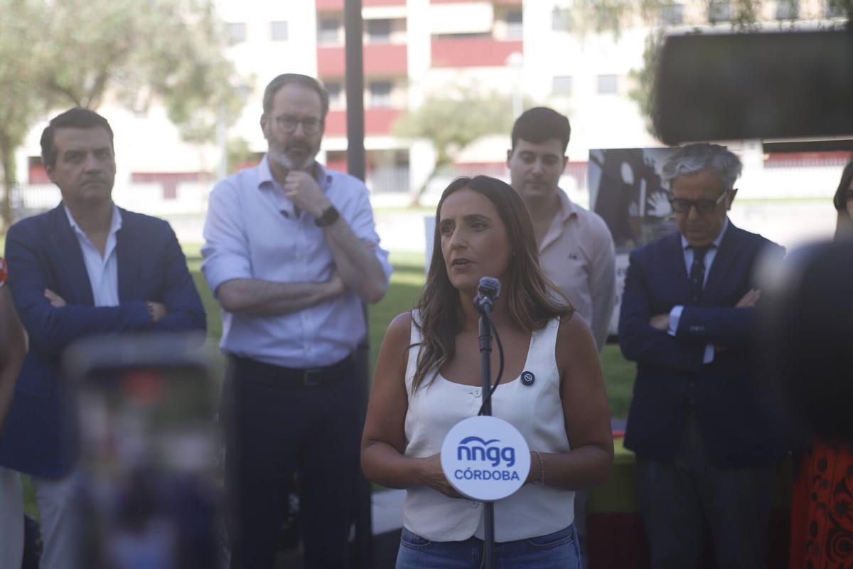 La diputada Beatriz Jurado, durante su intervención.