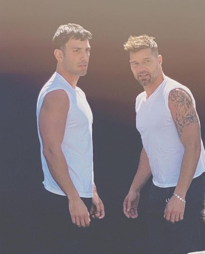 Ricky Martin y Jwan Yosef