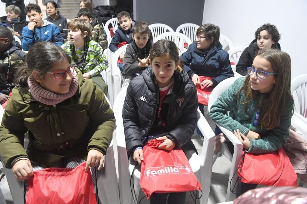 Dos colegios coruñeses en Valores Branquiazuis