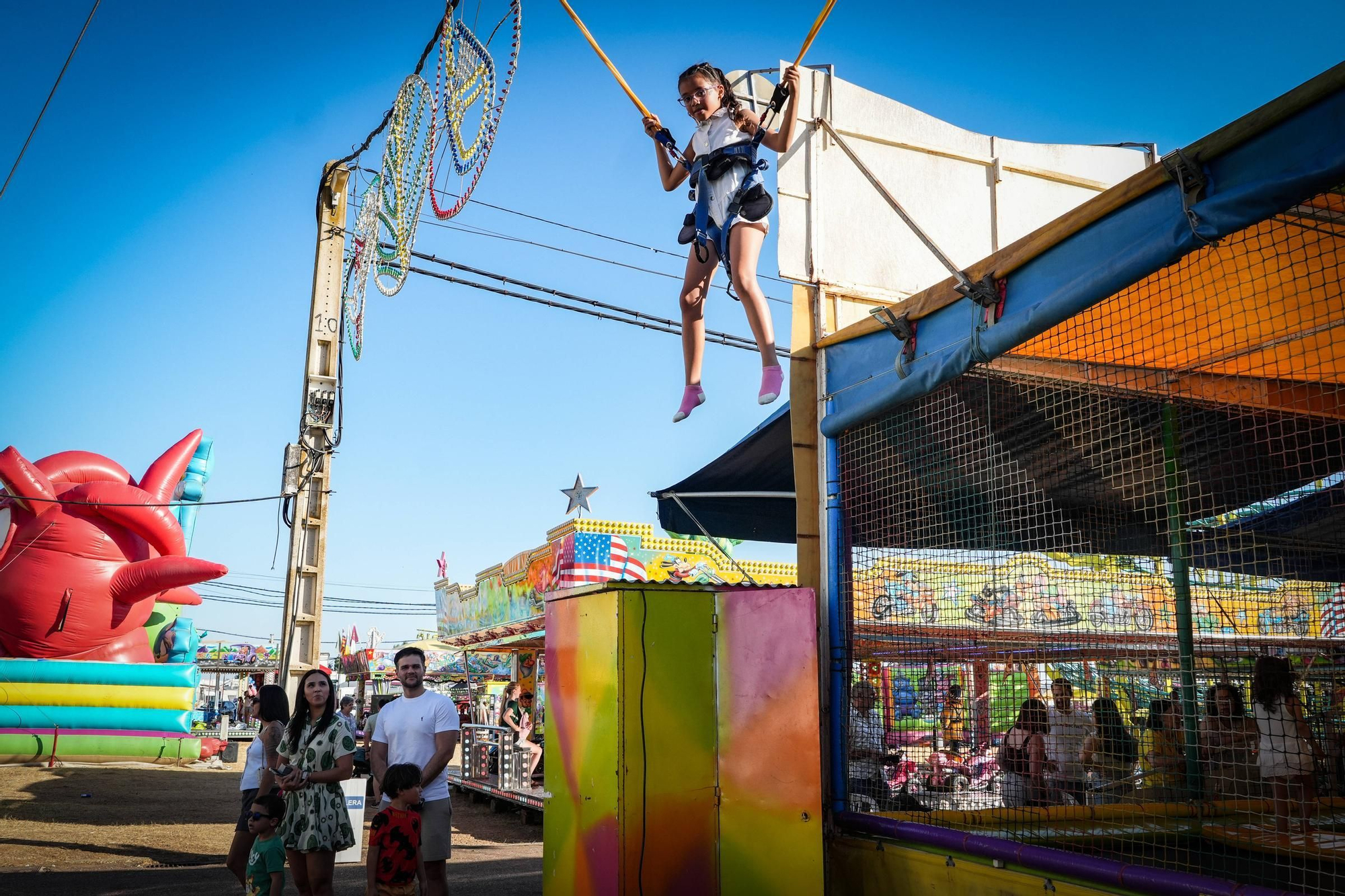 Fotogalería | Los niños conquistan la feria de Badajoz en su día