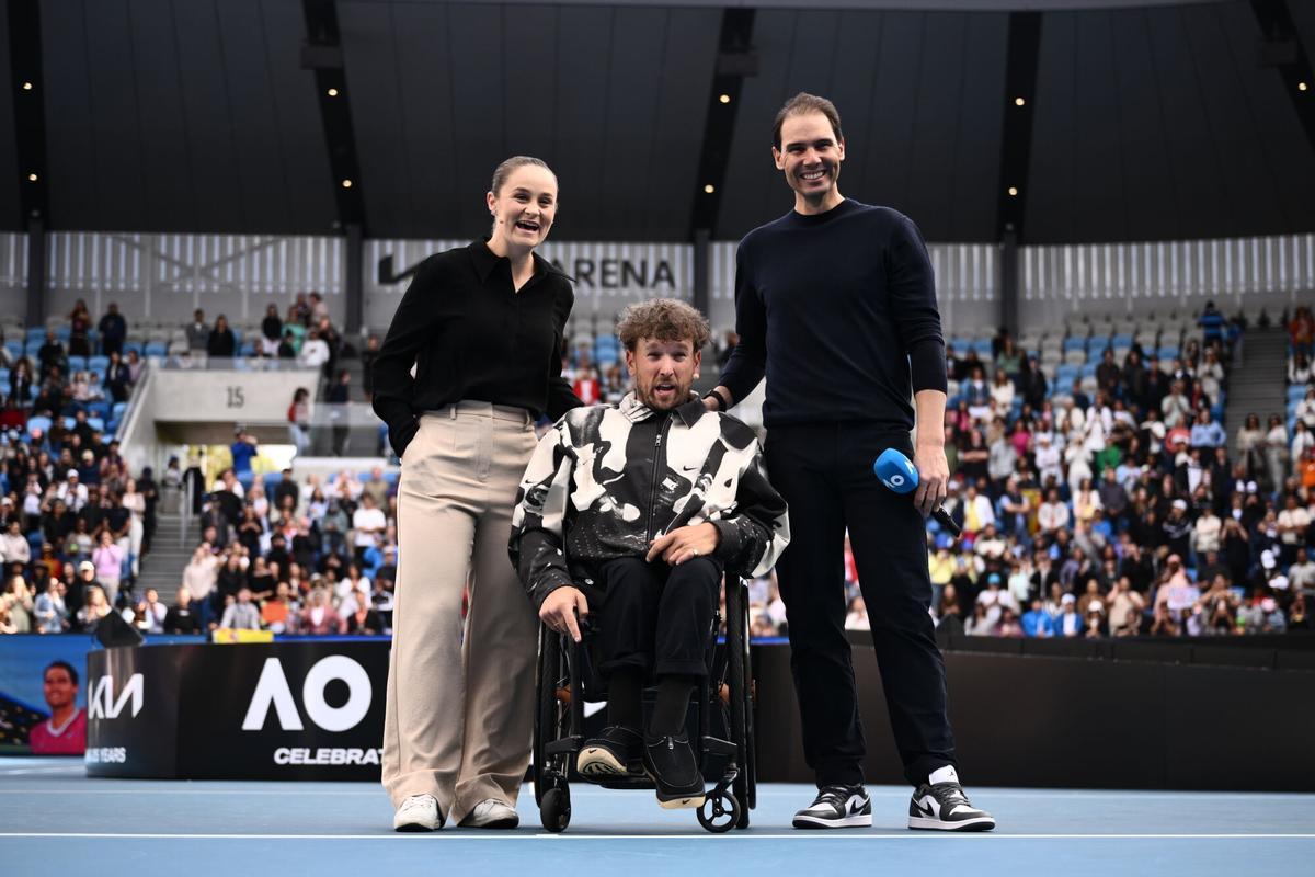 Homenaje a Rafa Nadal en el Open de Australia Homenaje a Rafa Nadal en el Open de Australia