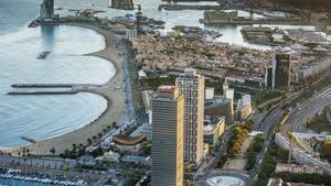 zentauroepp41051519 barcelona  11 11 2017  vista aerea del hotel arts y la torre190329232531