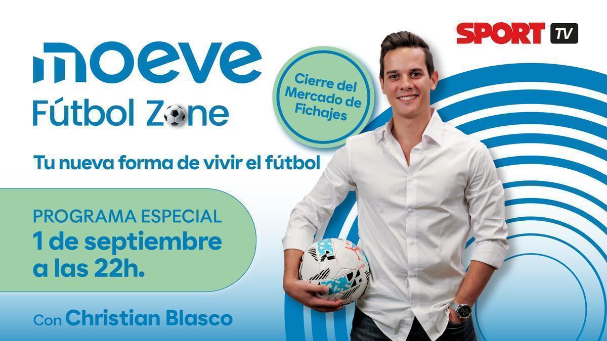 Moeve Fútbol Zone estrena temporada con un especial en directo por el cierre del mercado de fichajes