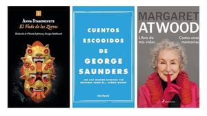 Portadas de El Vado de los Zorros, Cuentos escogidos y Libro de mis vidas