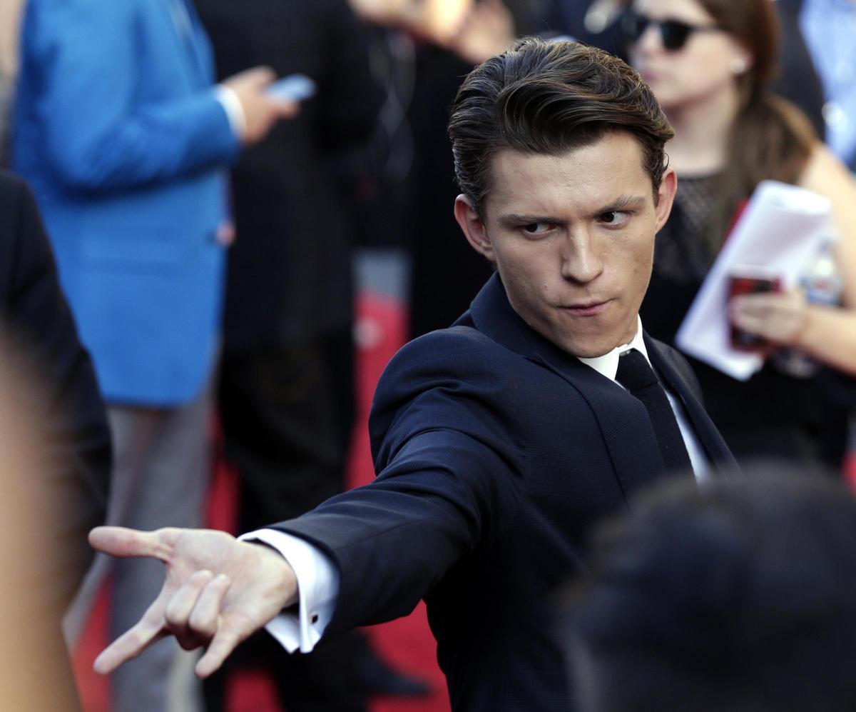 El actor Tom Holland.