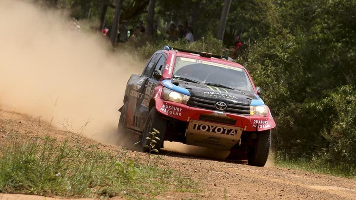 Al-Attiyah durante la última edición del Dakar