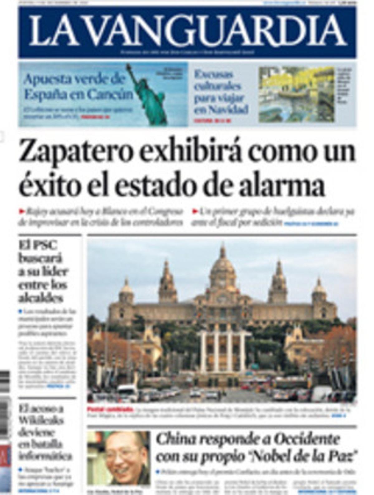 En pàgines interiors ’La Vanguardia’ destaca a més: La primera computadora biològica; uns científics de la UPF creen grups de cèl·lules que actuen com un ordinador, i que un total de 238 pacients porten pròtesis de maluc sospitoses d’alliberar metalls.