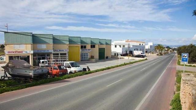Zona industrial de Formentera.