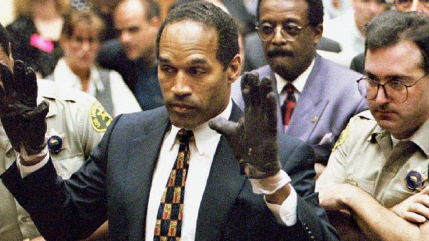 OJ Simpson, durante su largo y polémico juicio en Estados Unidos