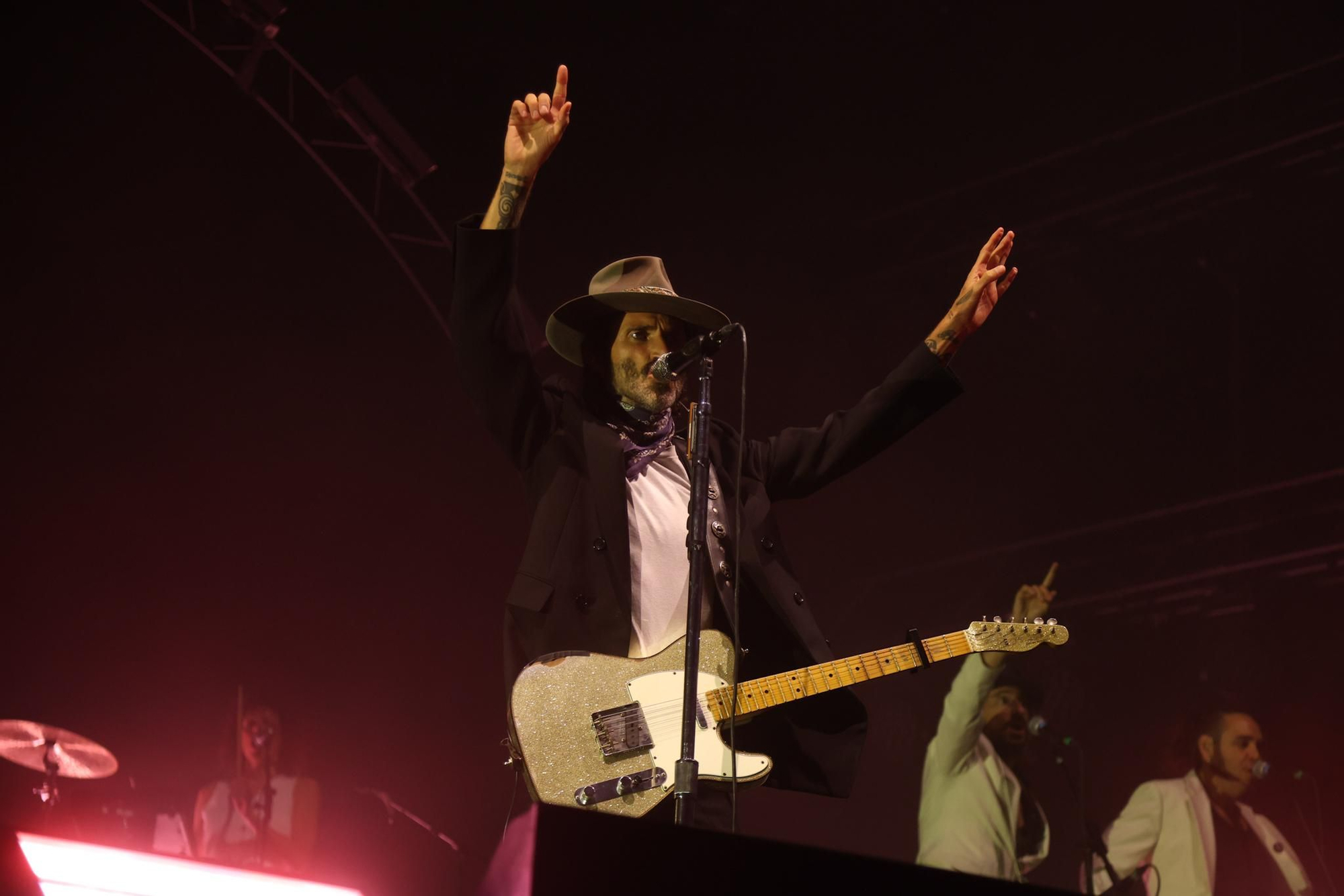 Leiva en el Muelle de Batería de A Coruña