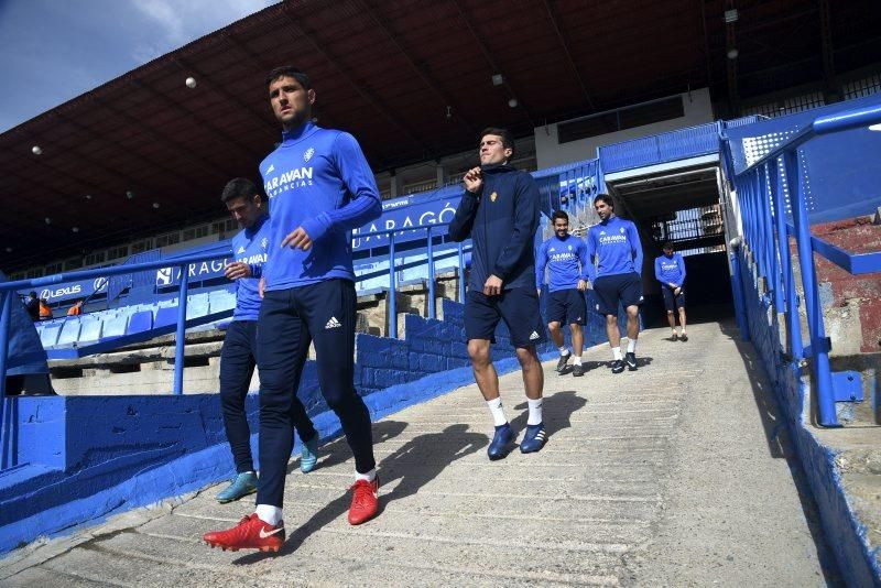 El Real Zaragoza se prepara para el 'derbi' de mañana