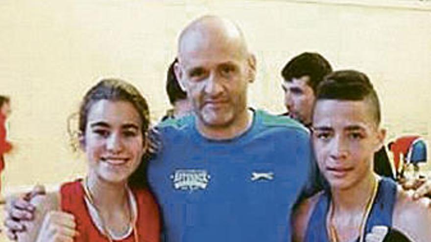 Laura, Óliver y Enrique.