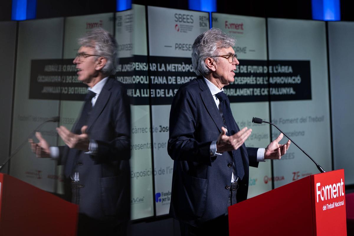 El director de la Sociedad Barcelonesa de Estudios Económicos y Sociales de Foment del Treball, Félix Riera