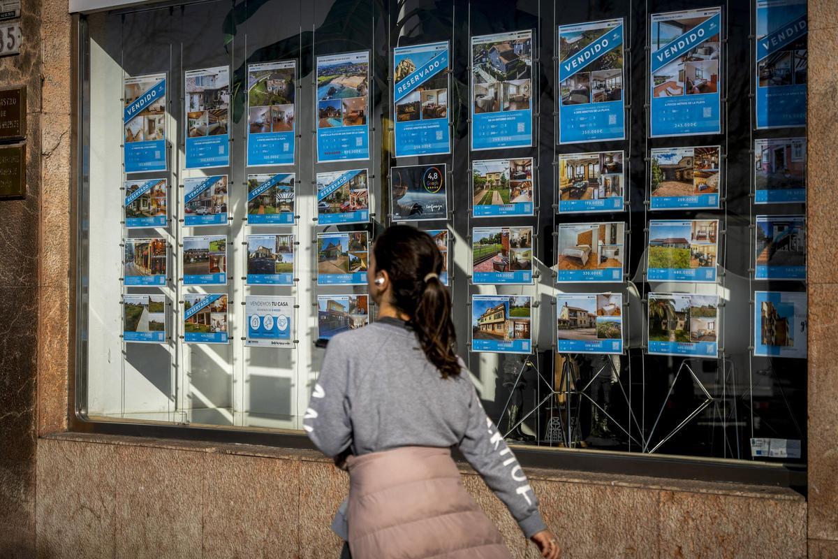 Imagen de archivo de una agencia inmobiliaria