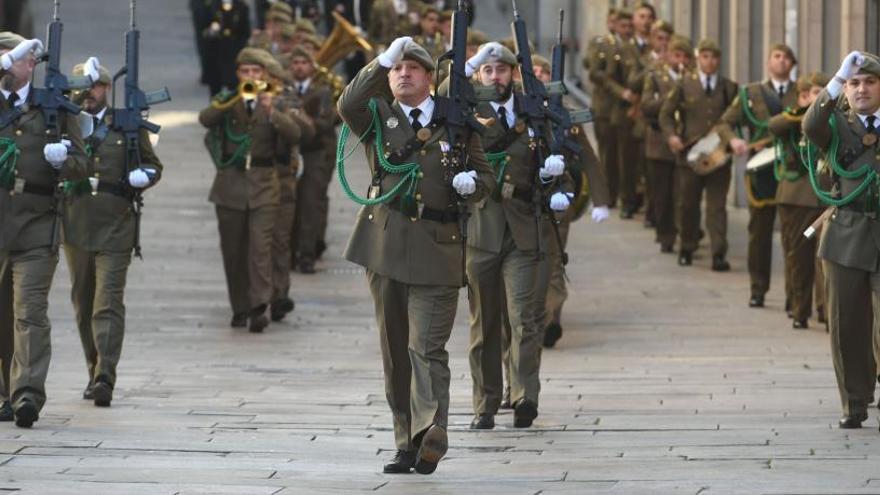 Celebración de la Pascua Militar este año en A Coruña.