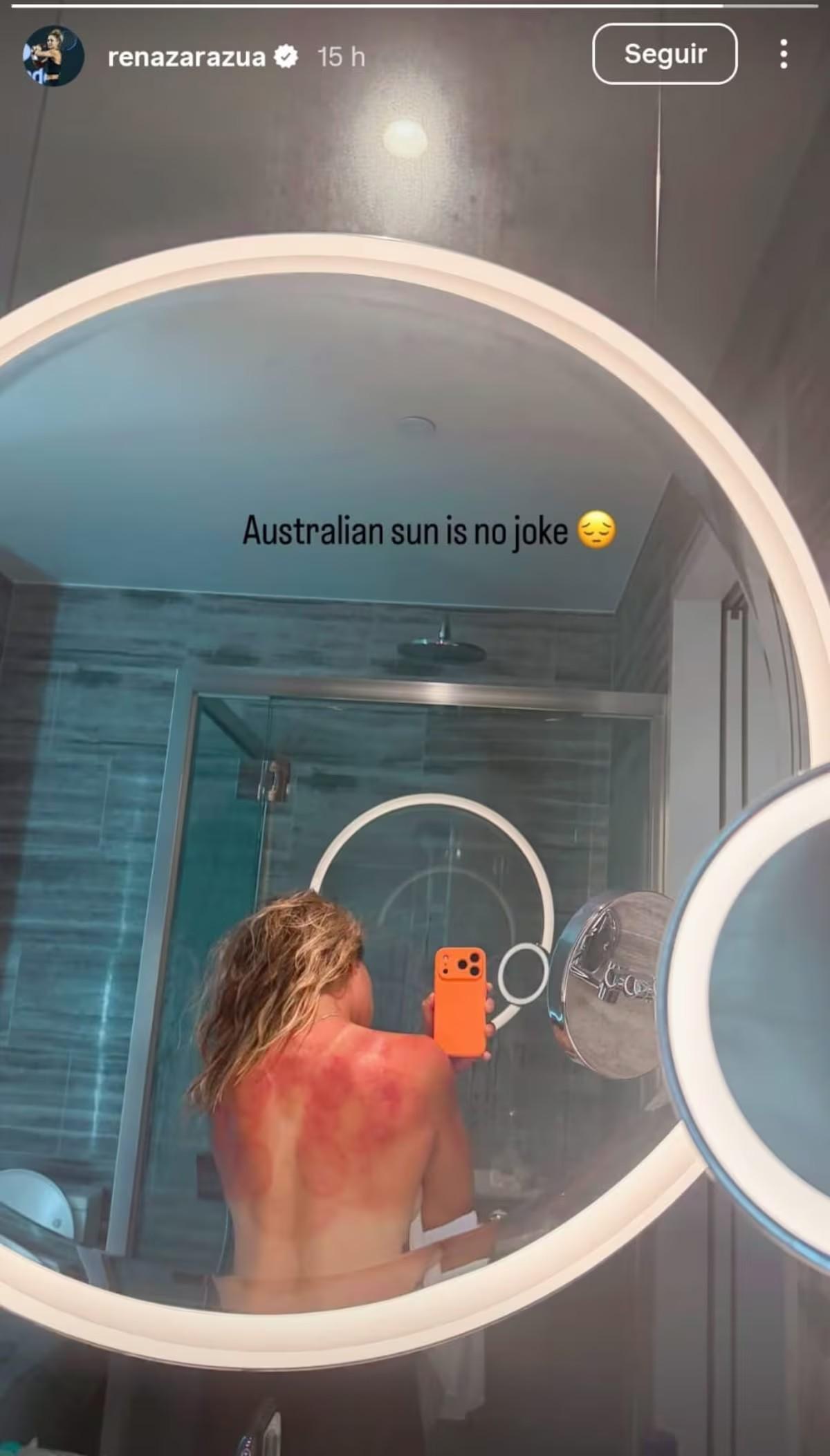 El 'storie' de Renata Zarazúa