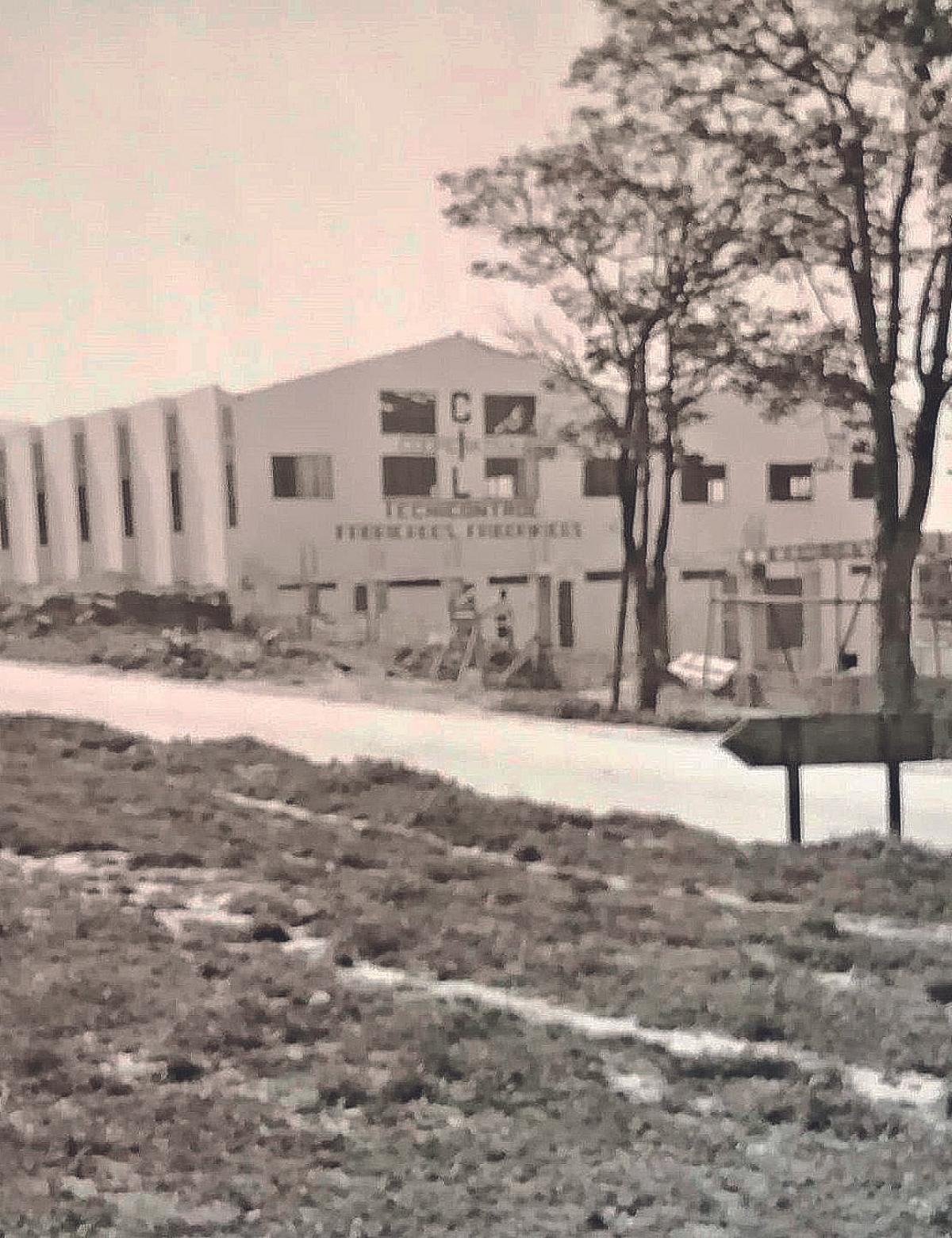 Los inicios. Imagen antigua de Tecnocontrol, especializada en la fabricación de evaporadores.