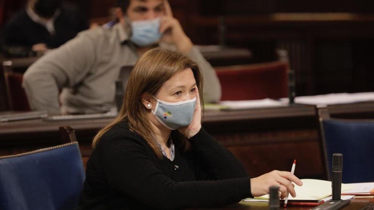 Mercedes Garrido, en el Parlament.
